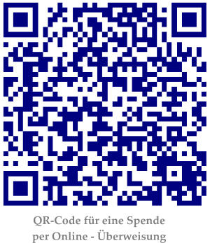 QR-Code für eine Spende per Online - Überweisung