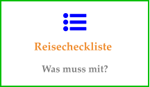 Reisecheckliste Was muss mit?